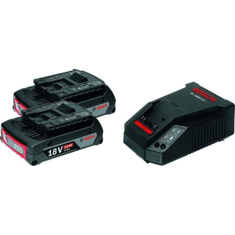 Bosch Bosch Starter Kit 18 V 2.0AH Battery AL 1860 CV Charger, Electrical Supply Chargers & Batteries — Southend Philippines