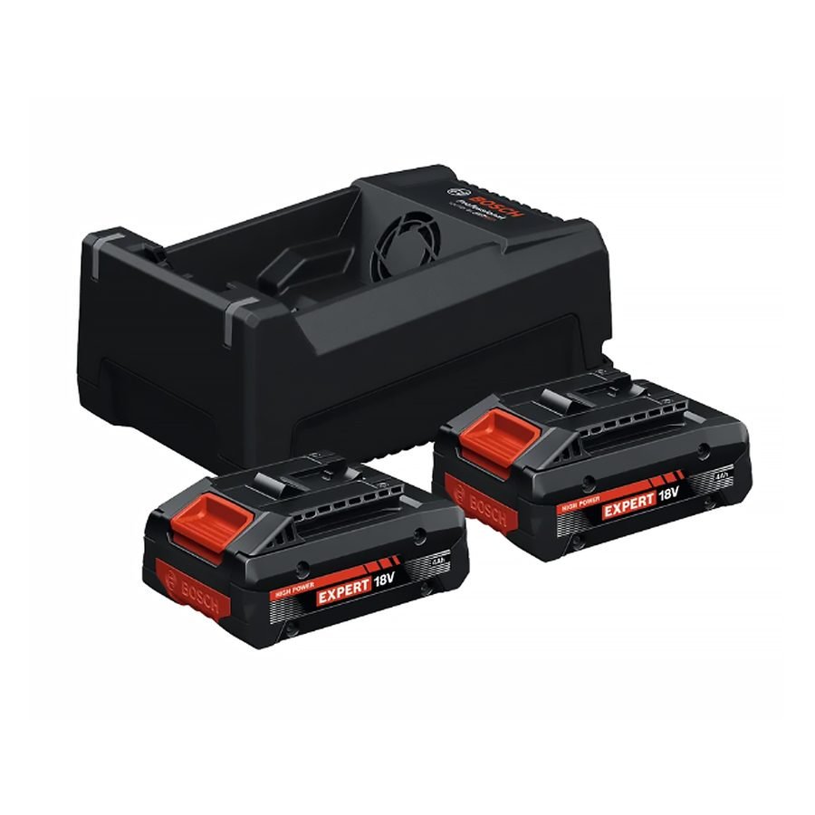 Bosch Starter Kit EXBA18V-40 18V 4.0Ah Fast Charger — Electrical Supply, Southend Philippines