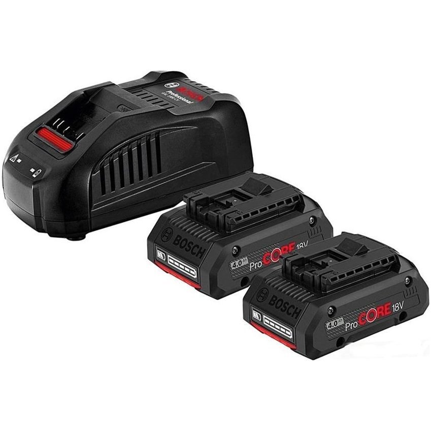 Bosch Bosch Starter Kit ProCORE18V 4.0Ah Li-Ion Batteries And GAL 1880 CV Quic, Electrical Supply Motor Starters — Southend P