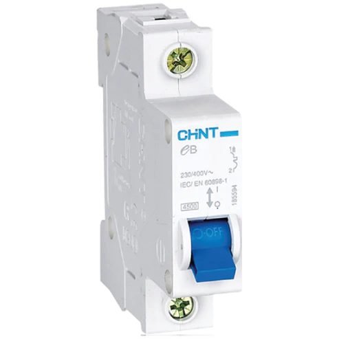 Chint Chint EB 1 Pole 4.5KA 400VAC Miniature Circuit Breaker (1 Module), Electrical Supply Circuit Breakers & Panels — Southe
