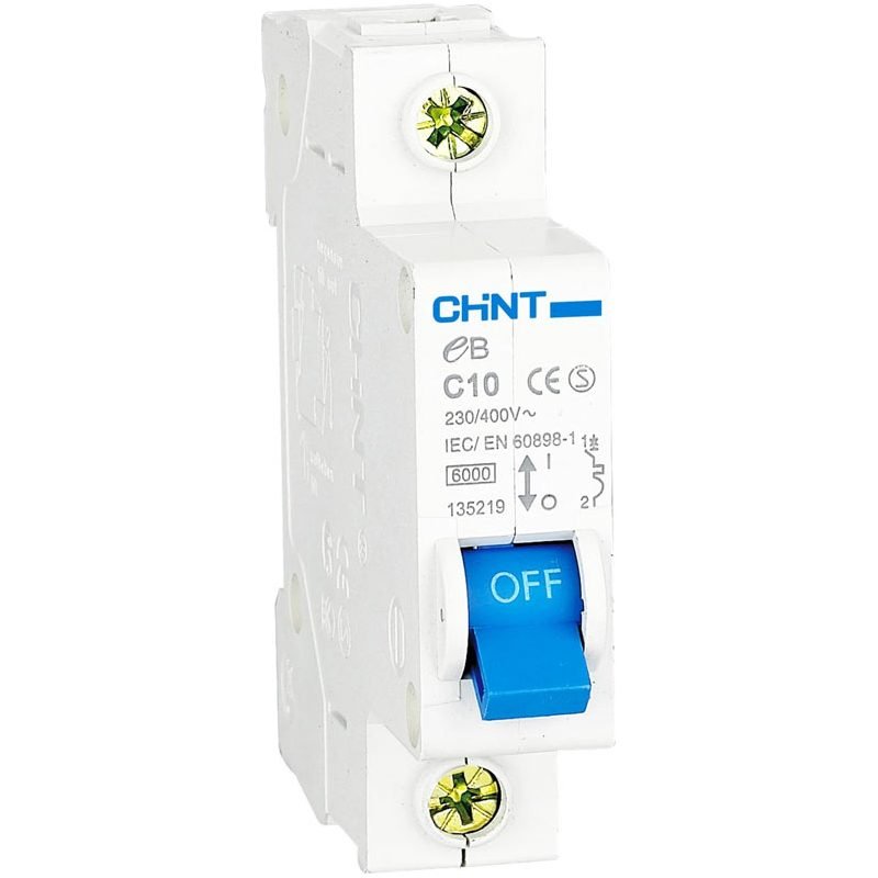 Chint Chint EBG 1 Pole 6KA 400VAC Miniature Circuit Breaker (1 Module), Electrical Supply Circuit Breakers & Panels — Southen