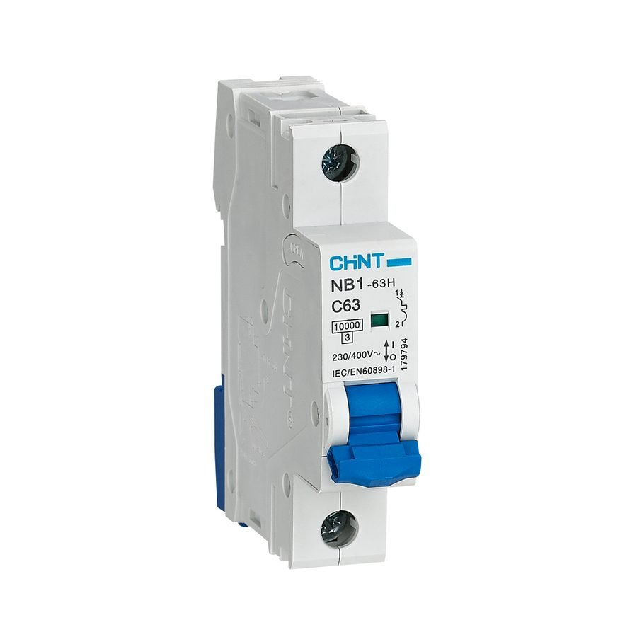 Chint NB1-63H 1P 10KA With ON/OFF Indicator Miniature Circuit Breaker (1