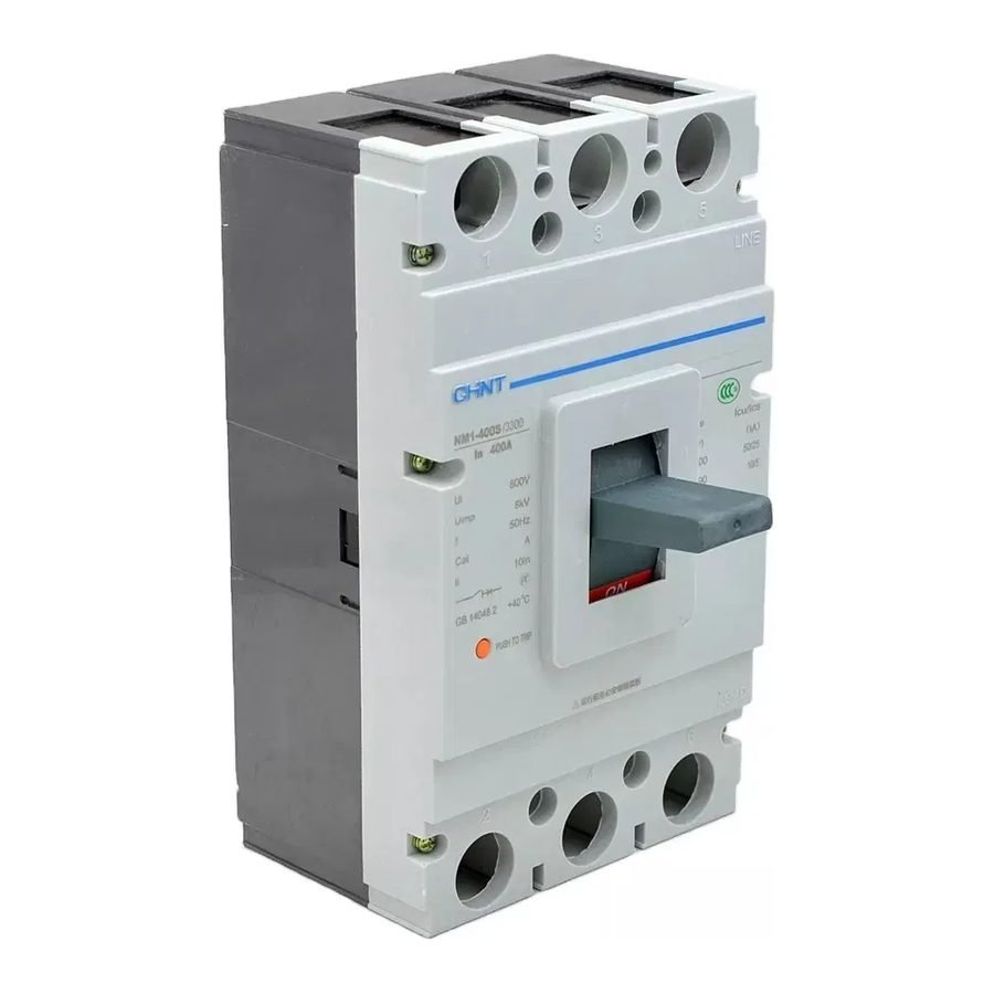 Chint Chint NM1-400S/3300 Moulded Case Circuit Breaker (Type S-3 Pole MCCB), Electrical Supply Circuit Breakers & Panels — So