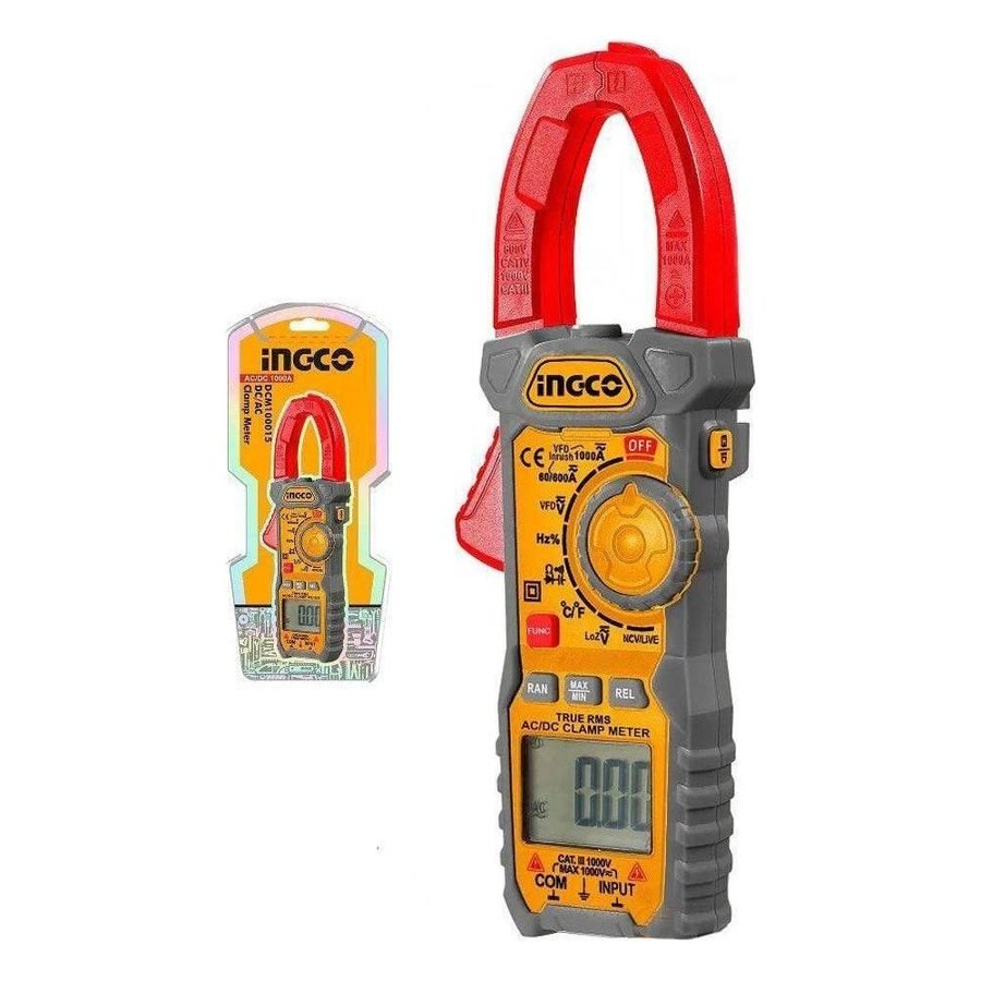 Ingco Ingco DCM100015 Digital DC/AC Clamp Meter, Electrical Supply Meters & Testers — Southend Philippines