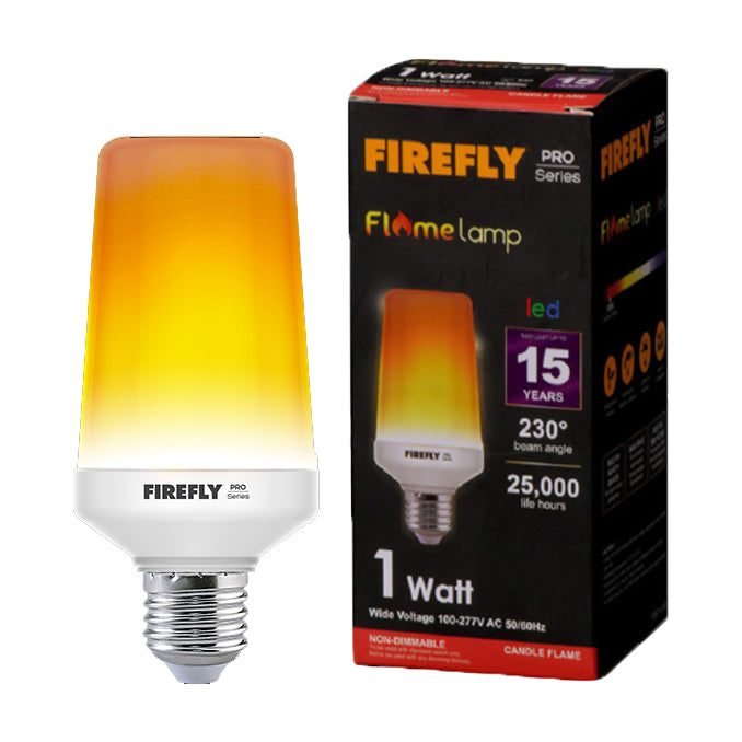Firefly PRO Series FBF0101R Functional LED Bulbs Flame Lamp