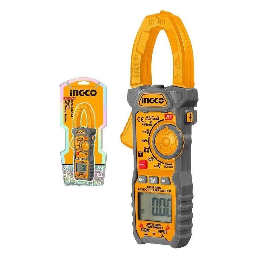 Ingco Ingco DCM100014 Digital AC Clamp Meter, Electrical Supply Meters & Testers — Southend Philippines