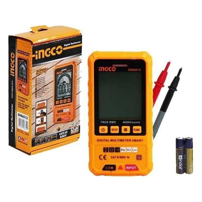 Ingco Ingco DM6012 Digital Multi Meter / Tester (SS), Electrical Supply Meters & Testers — Southend Philippines