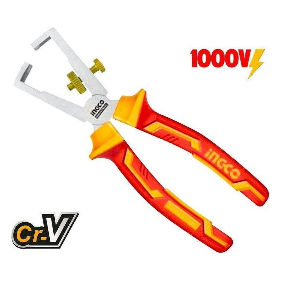 Ingco Ingco HIWSP28160 Insulated Wire Stripping Pliers 6", Electrical Supply Wires & Cables — Southend Philippines