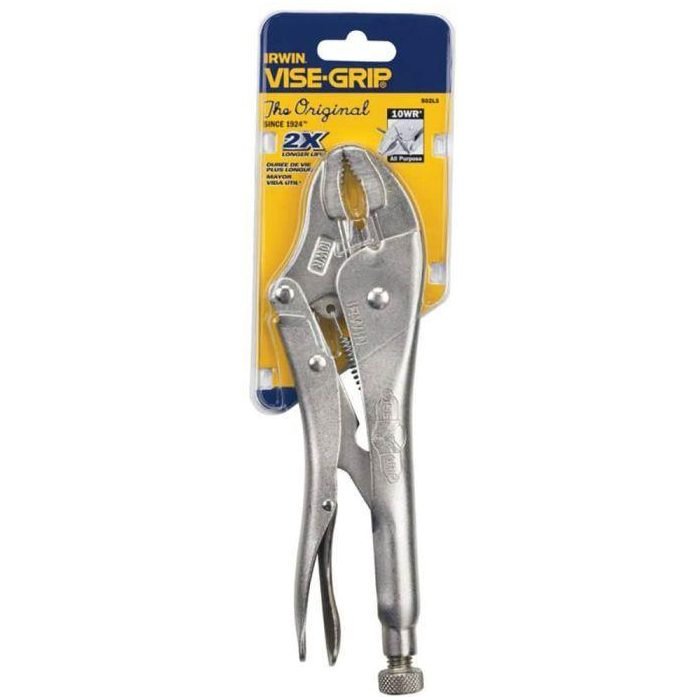 Irwin ViseGrip® Curved Jaw Locking Pliers + Wire Cutters