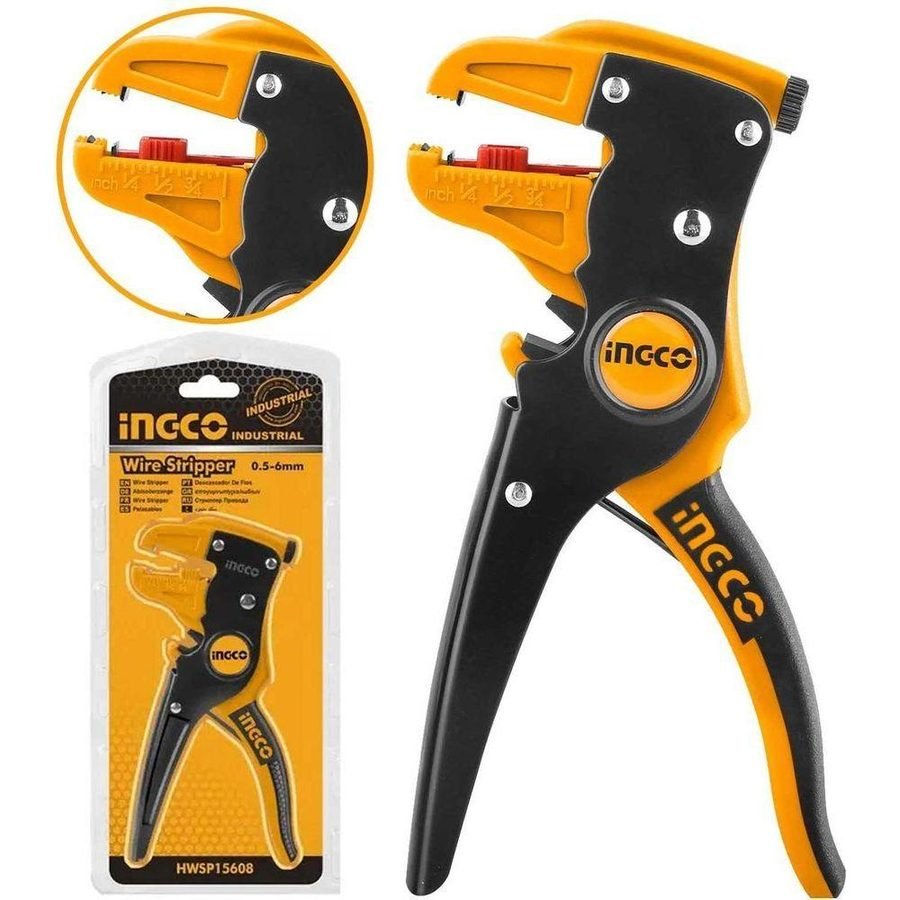 Ingco Ingco HWSP15608 Wire Stripper 0.5-6mm, Electrical Supply Wires & Cables — Southend Philippines
