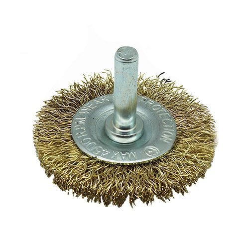 MaxSell Crimped Wire Bevel Brush 1/4" Shank
