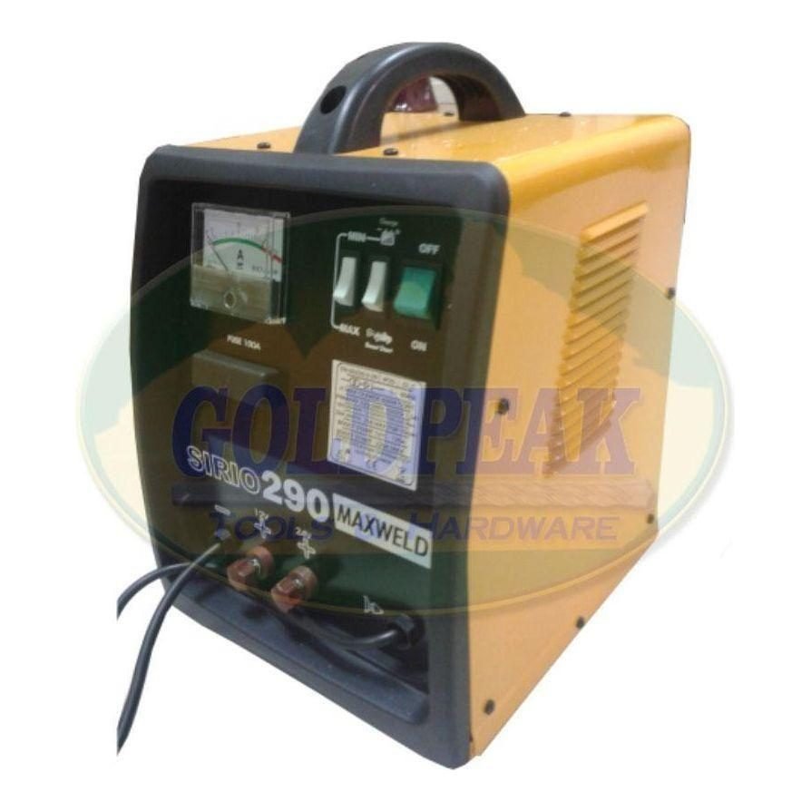 Maxweld Sirio 290 Portable Car Battery Charger & Starter, Electrical Supply Motor Starters — Southend Philippines