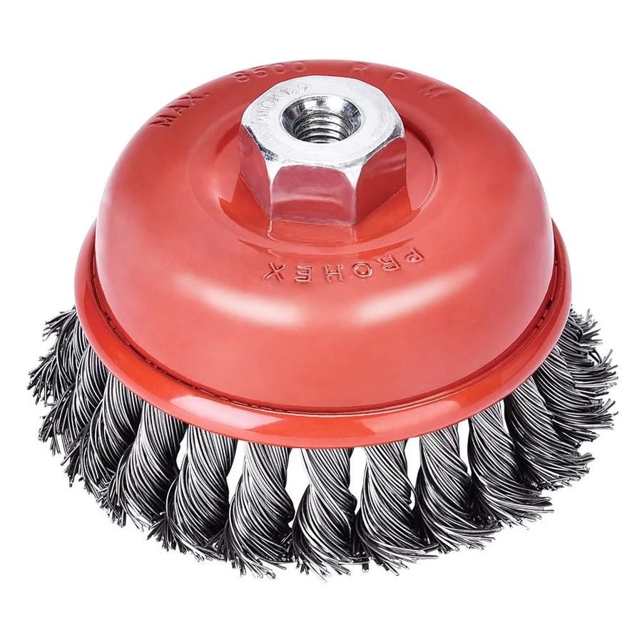 MPT Twisted Wire Cup Brush W/ Nut