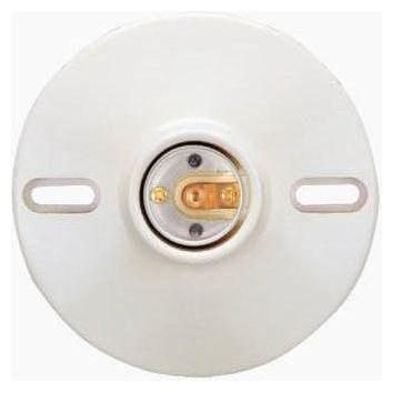Omni E27-040 Ceiling Receptacle 4-1/4" With Screw 6A 250V