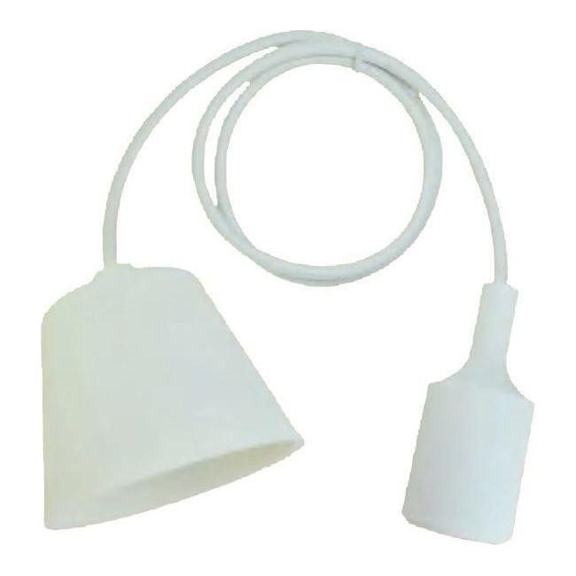 Omni Omni E27-611/W Pendant Ceiling Lighting Fixture White 4A 250V, Electrical Supply Switches & Outlets — Southend Philippin
