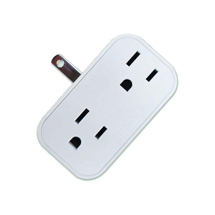 Omni WDA-004 Side Access Multiple Socket Adapter W/ 4-Gang 10A 2500W