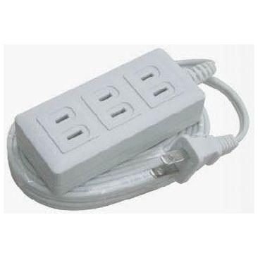 Omni Omni WEE-003 ECO Extension Cord Set 3-Gang 4 Meters Wire 2,000W 15A 250V, Electrical Supply Switches & Outlets — Southen