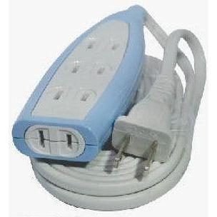Omni Omni WEE-004-PK Extension Cord Set 4-Gang 4meters Wire 2000W 15A 250V, Electrical Supply Switches & Outlets — Southend P
