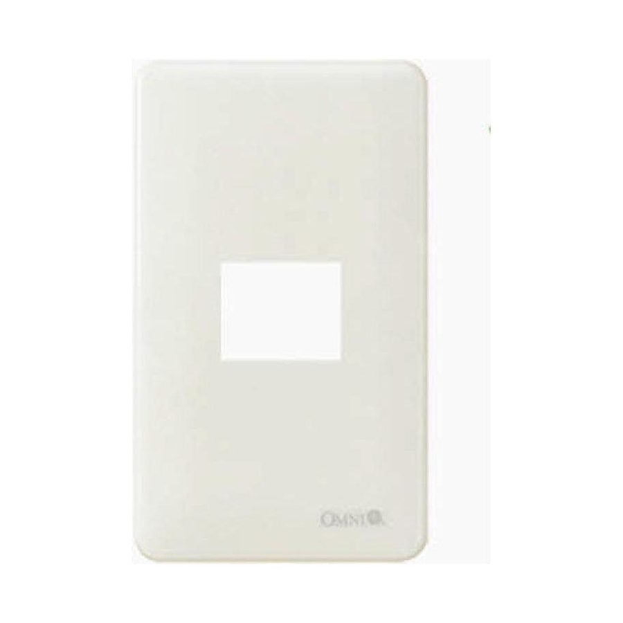 Omni Omni WEP-101 1 Gang Plate (Flush Type), Electrical Supply Switches & Outlets — Southend Philippines