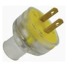 Omni Omni WHR-102 Heavy Duty Rubber Plug 10A 25V (Transparent), Electrical Supply Switches & Outlets — Southend Philippines