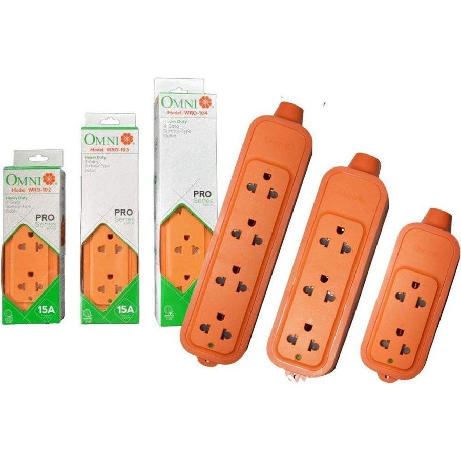 Omni Omni WRO Heavy Duty Surface Type ABS-PVC Plastic Outlet 3750W 15A 250V, Electrical Supply Switches & Outlets — Southend