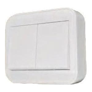 Omni WSS-202-PK Surface Type Switch 2-Gang 10A