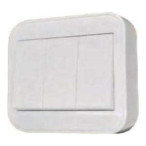 Omni WSS-203-PK Surface Type Switch 3-Gang 10A
