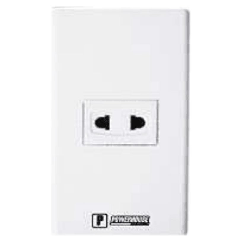 Powerhouse Powerhouse Electric 1 Gang Plate W/ Universal Outlet 1pc, Electrical Supply Switches & Outlets — Southend Philippi