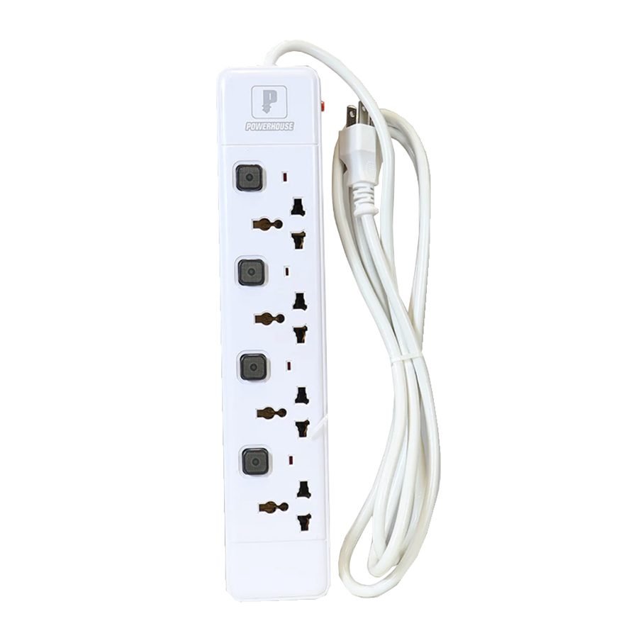 Powerhouse Electric Extension Cord With Individual Switch