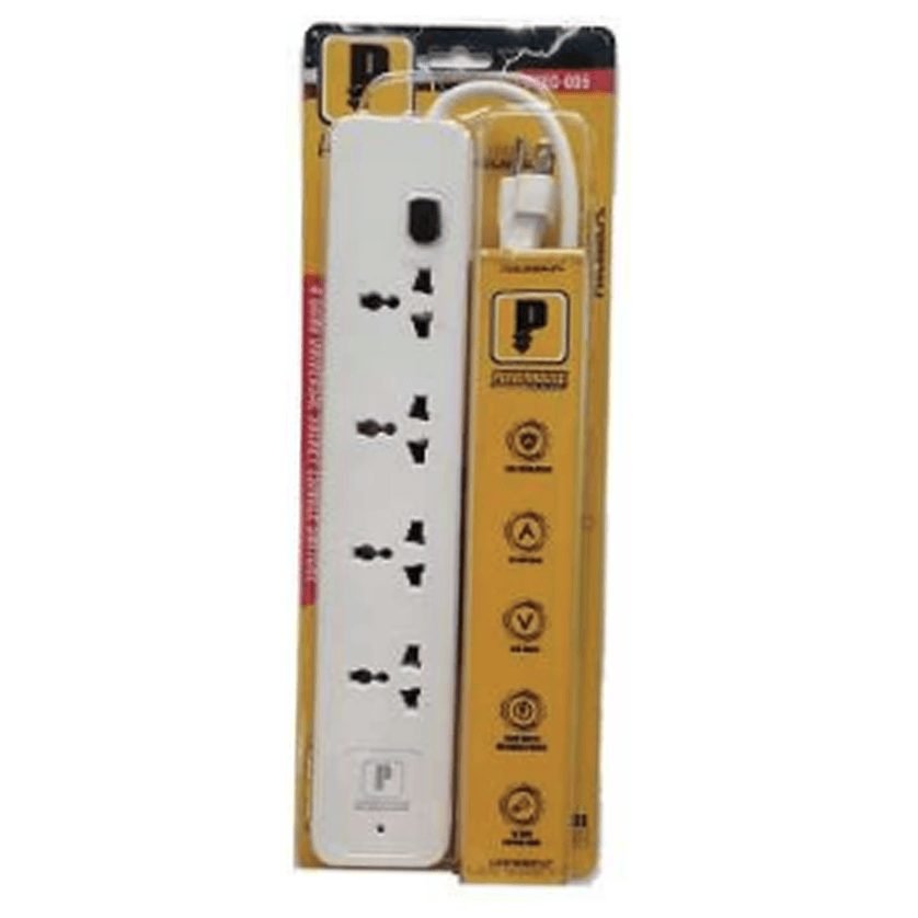 Powerhouse Electric Extension Cord With Single Switch And Overload Prote