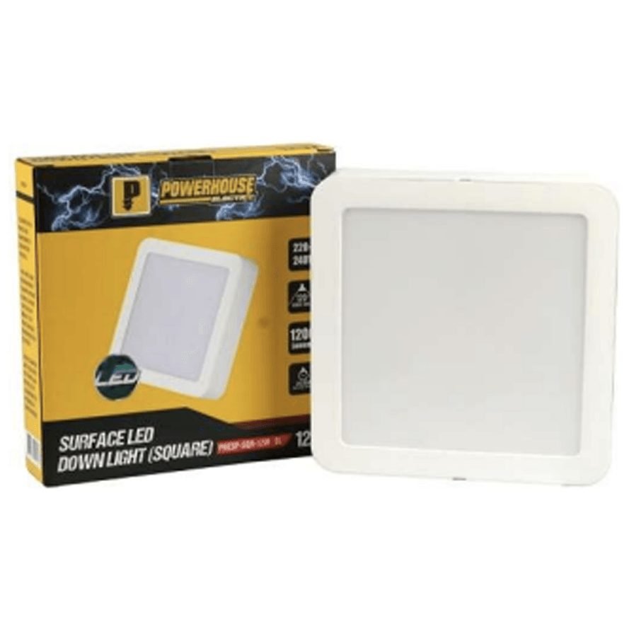 Powerhouse Electric Led Surfaced Downlight Square Warm White