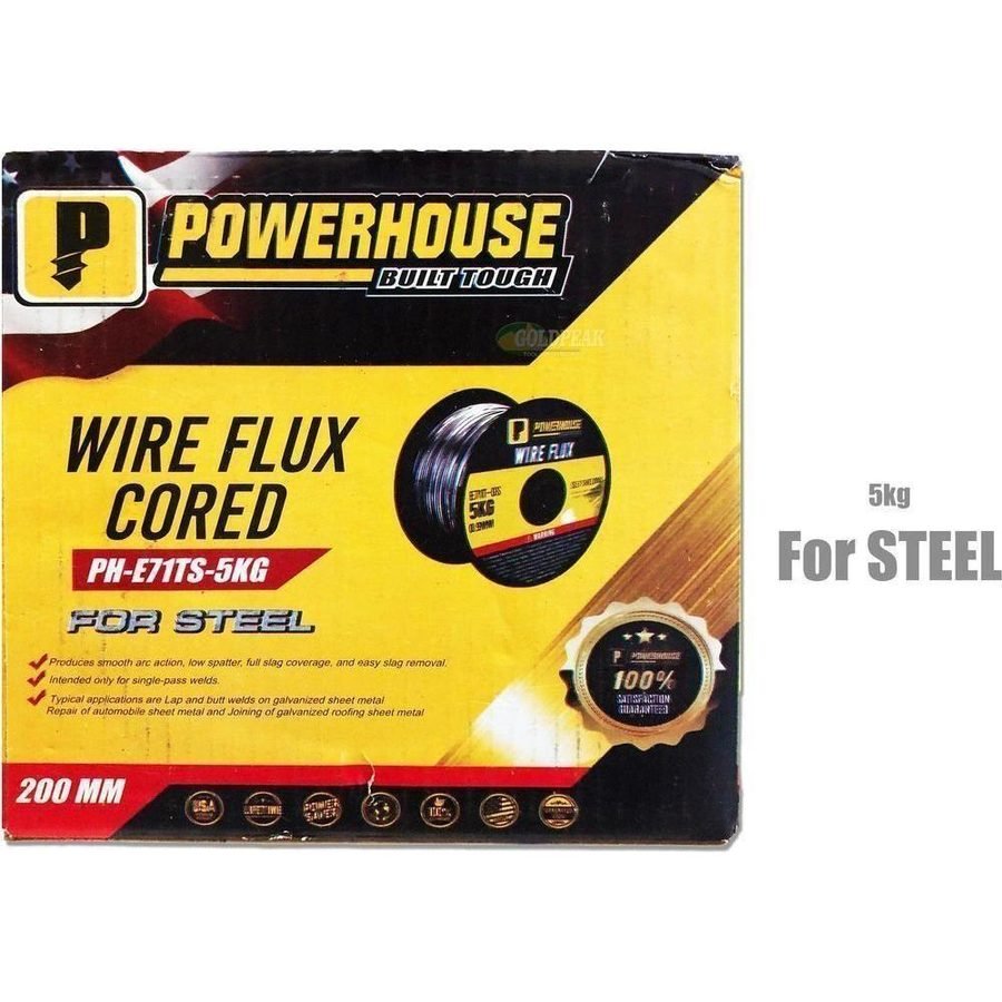 Powerhouse Powerhouse Gasless Self Shielded / Fluxcored MIG Welding Wire, Electrical Supply Wires & Cables — Southend Philipp