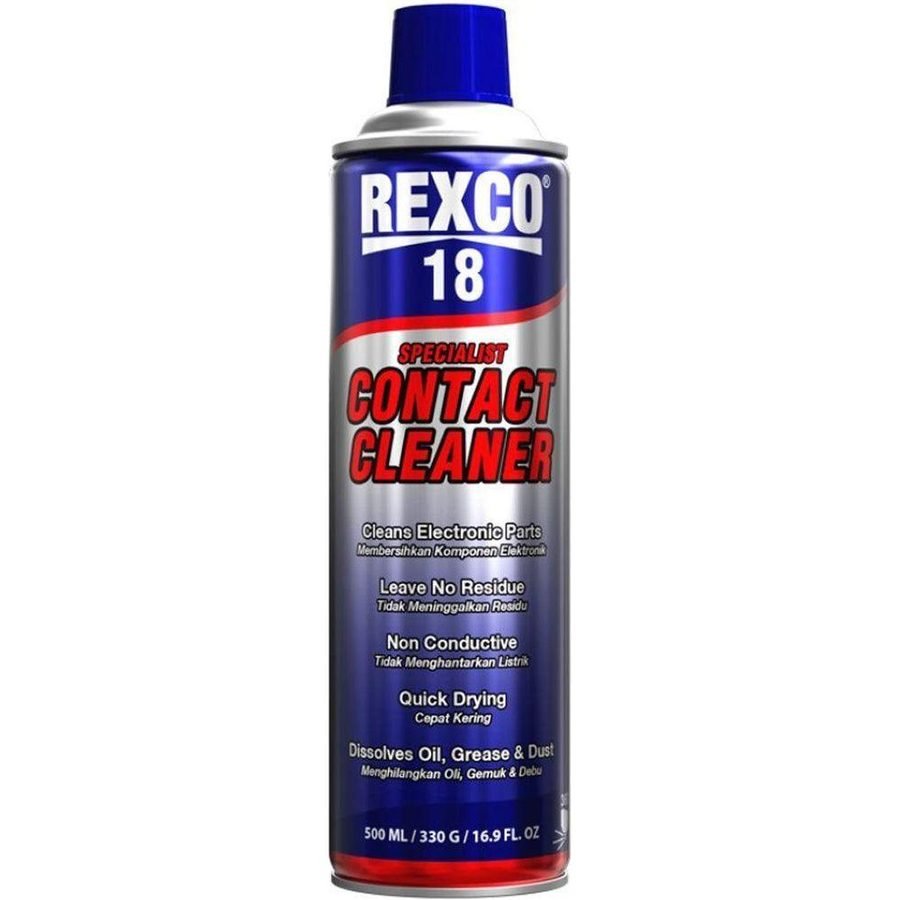 Rexco 18 Quick Drying Contact Cleaner (Electrical Component Cleaner), Electrical Supply Cable Ties, Tape & Accessories — Sout