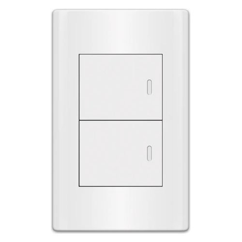 Royu MD513 2-Gang Switch Set 16A (Plano) [White]