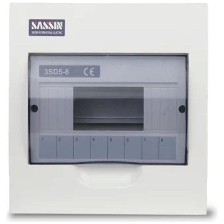 Sassin Flush Mounted Distribution Box "3SD5T Series" (Metal Base) IP40, Electrical Supply Panels & Boards — Southend Philippi