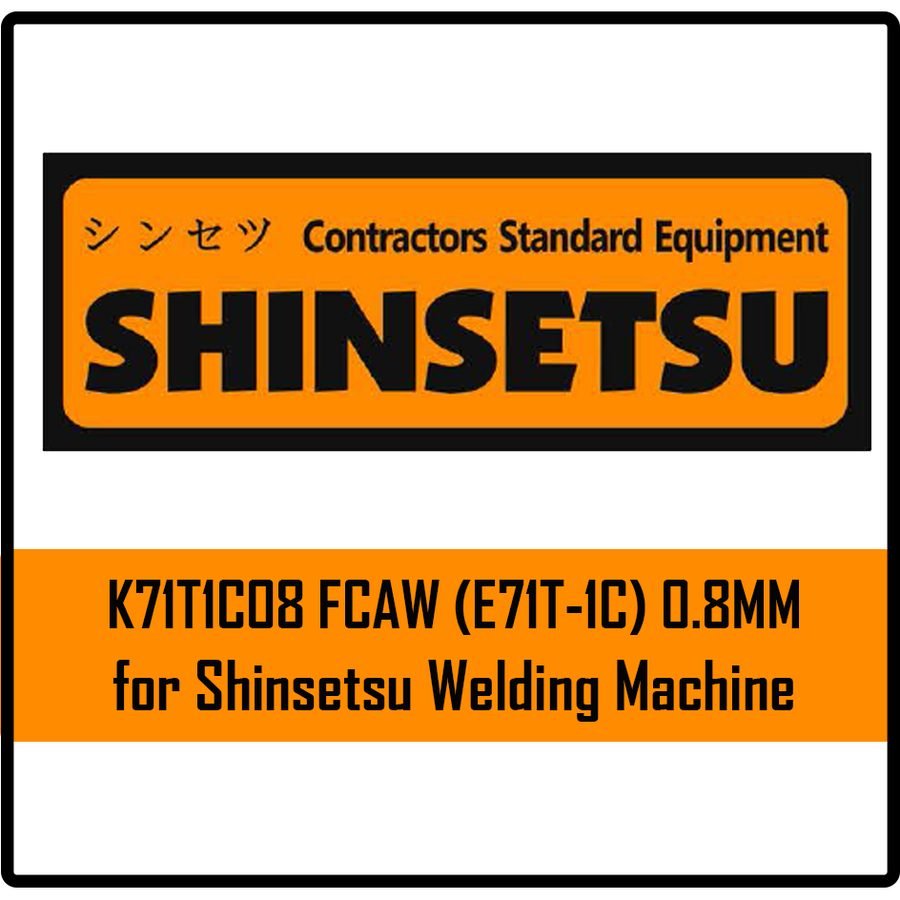 Shinsetsu K71T1C08 FCAW (E71T-1C) 0.8MM