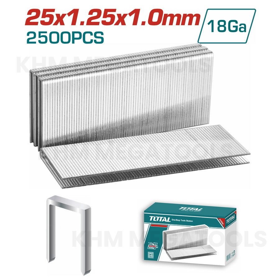Total Total TAC918252 [GA 18] Crown Staple Wire 25mm, Electrical Supply Wires & Cables — Southend Philippines