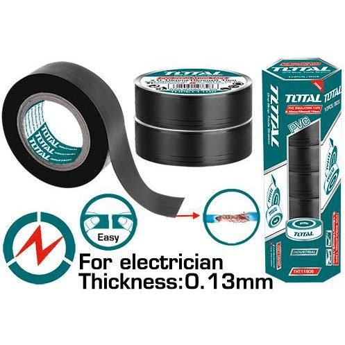 Total Total THPET1103 PVC Insulating Tape / Electrical Tape, Electrical Supply — Southend Philippines