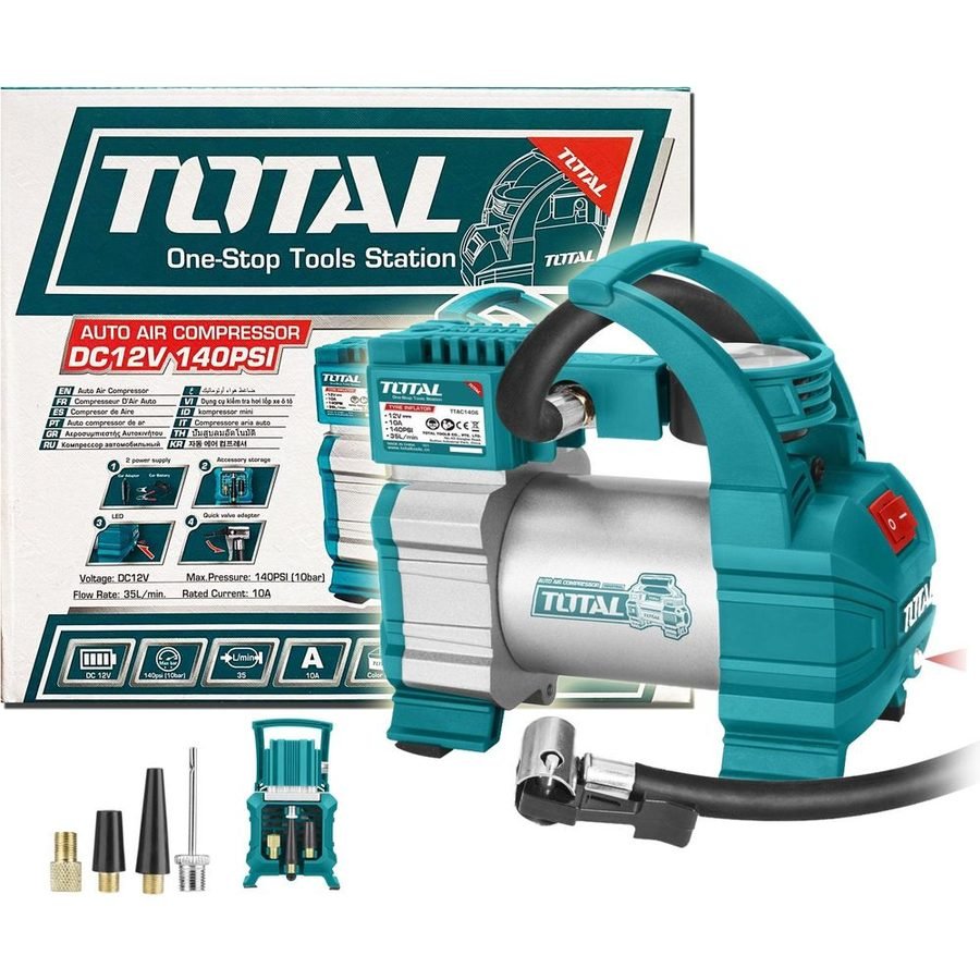 Total TTAC1406 12V Cordless Inflator With Light