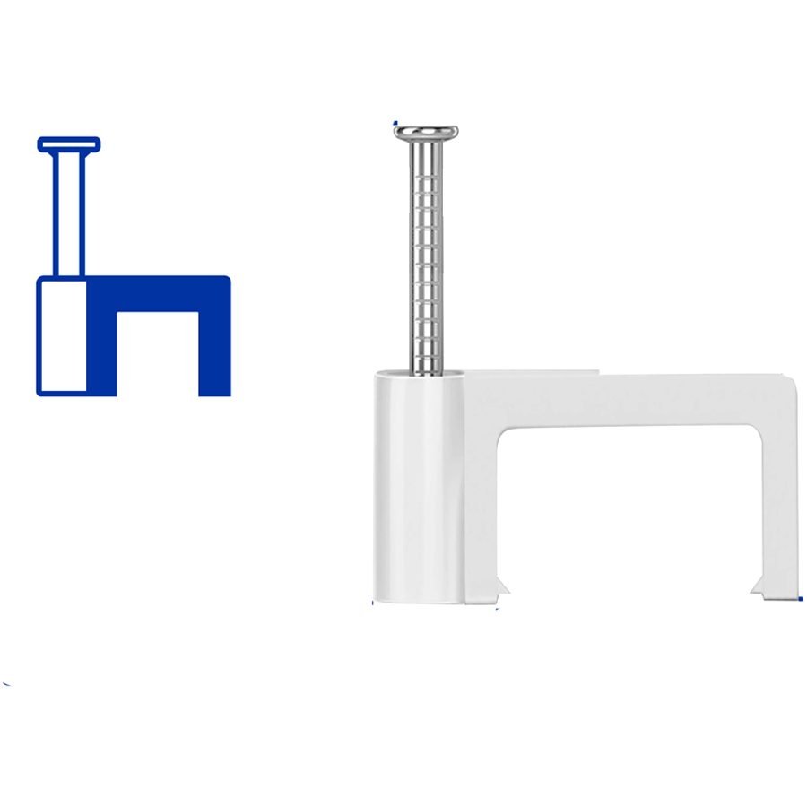 Wadfow Wadfow Cable Clips (Square), Electrical Supply Wires & Cables — Southend Philippines
