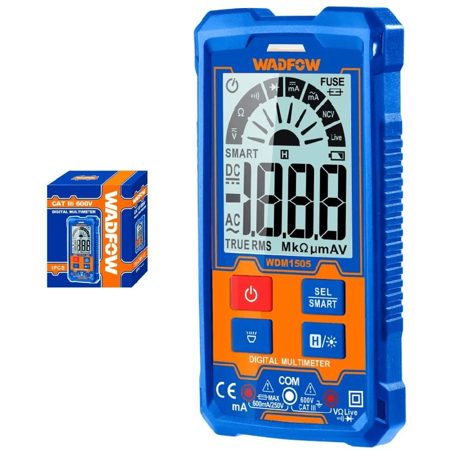 Wadfow Wadfow WDM1505 Digital Multi Meter 2000-Counts, Electrical Supply Meters & Testers — Southend Philippines