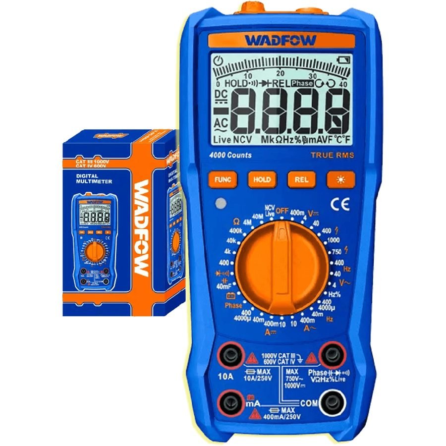 Wadfow Wadfow WDM2502 Digital Multimeter 4000-Counts, Electrical Supply Meters & Testers — Southend Philippines
