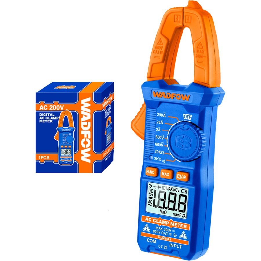 Wadfow Wadfow WDM6501 Digital AC Clamp Meter, Electrical Supply Meters & Testers — Southend Philippines