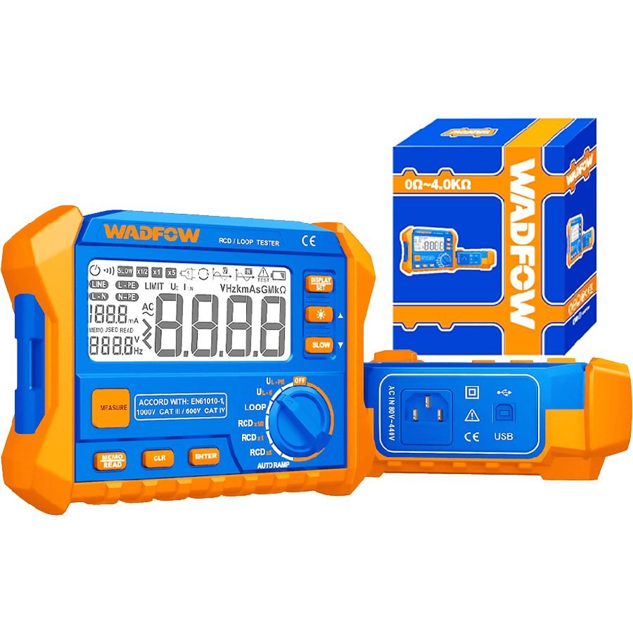 Wadfow Wadfow WDM9506 RCD/Loop Tester, Electrical Supply Meters & Testers — Southend Philippines