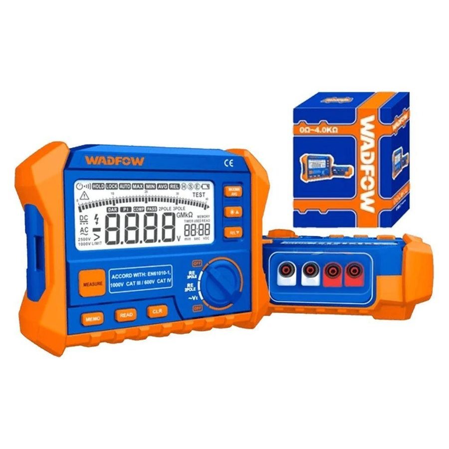 Wadfow Wadfow WDM9508 Insulation Tester 50-1000V, Electrical Supply Meters & Testers — Southend Philippines