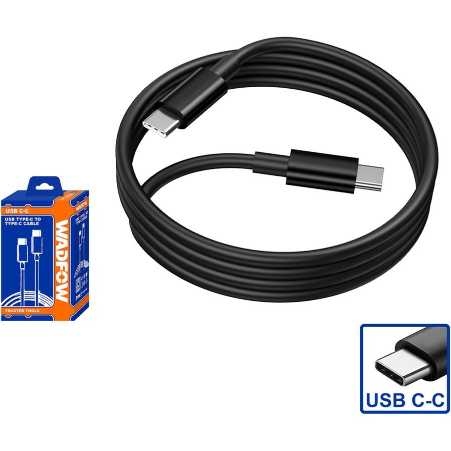 Wadfow Wadfow WUB1502 Usb Type-C To Type-C Cable, Electrical Supply Wires & Cables — Southend Philippines