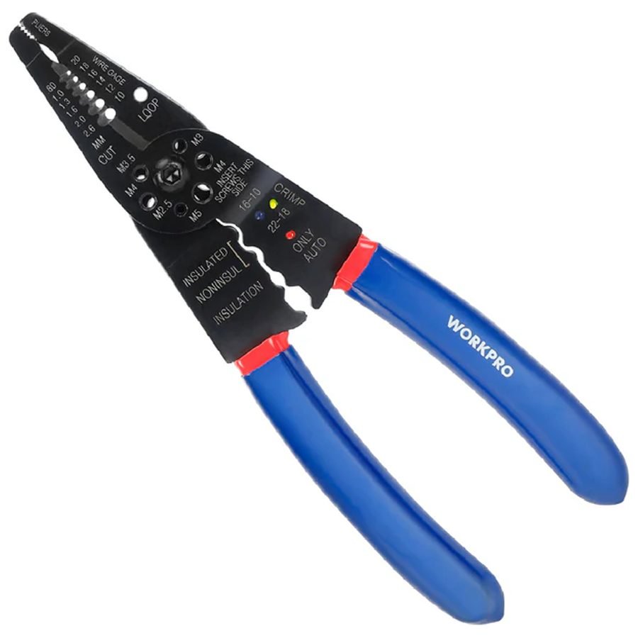 WorkPro Workpro WP291003 Long Nose Multi-Purpose Wire Stripper 8", Electrical Supply Wires & Cables — Southend Philippines
