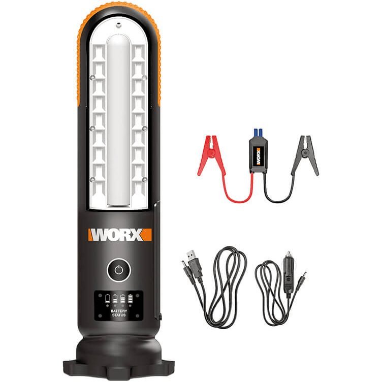 Worx WX852 12V Cordless Multi Function Lantern Light / Jump Starter, Electrical Supply Lighting — Southend Philippines