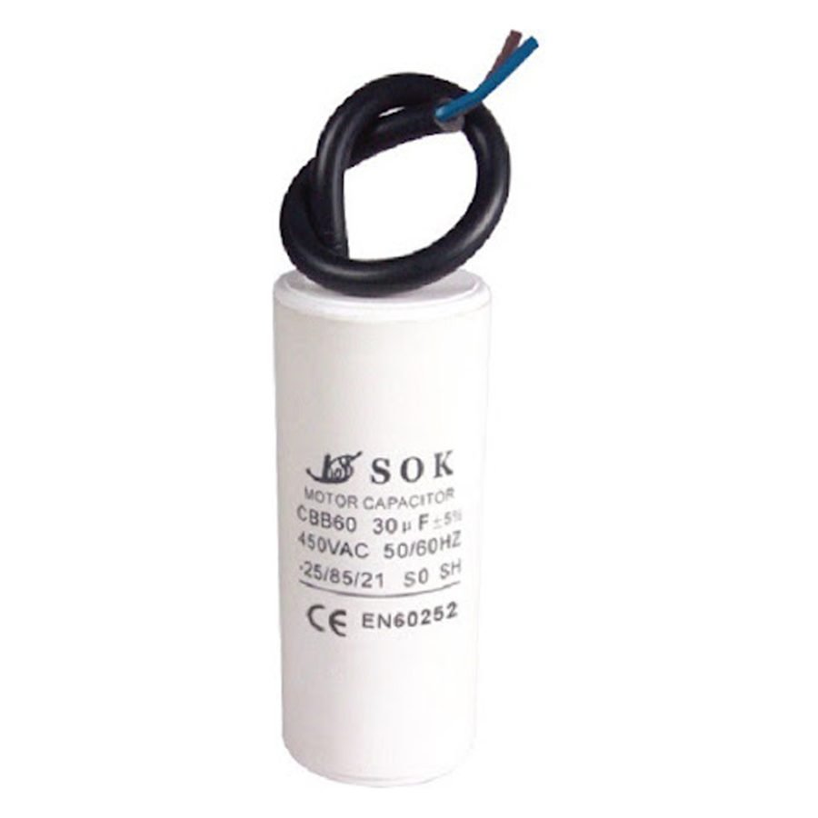 Yamata Running Capacitor With Cable 450V, Electrical Supply Wires & Cables — Southend Philippines