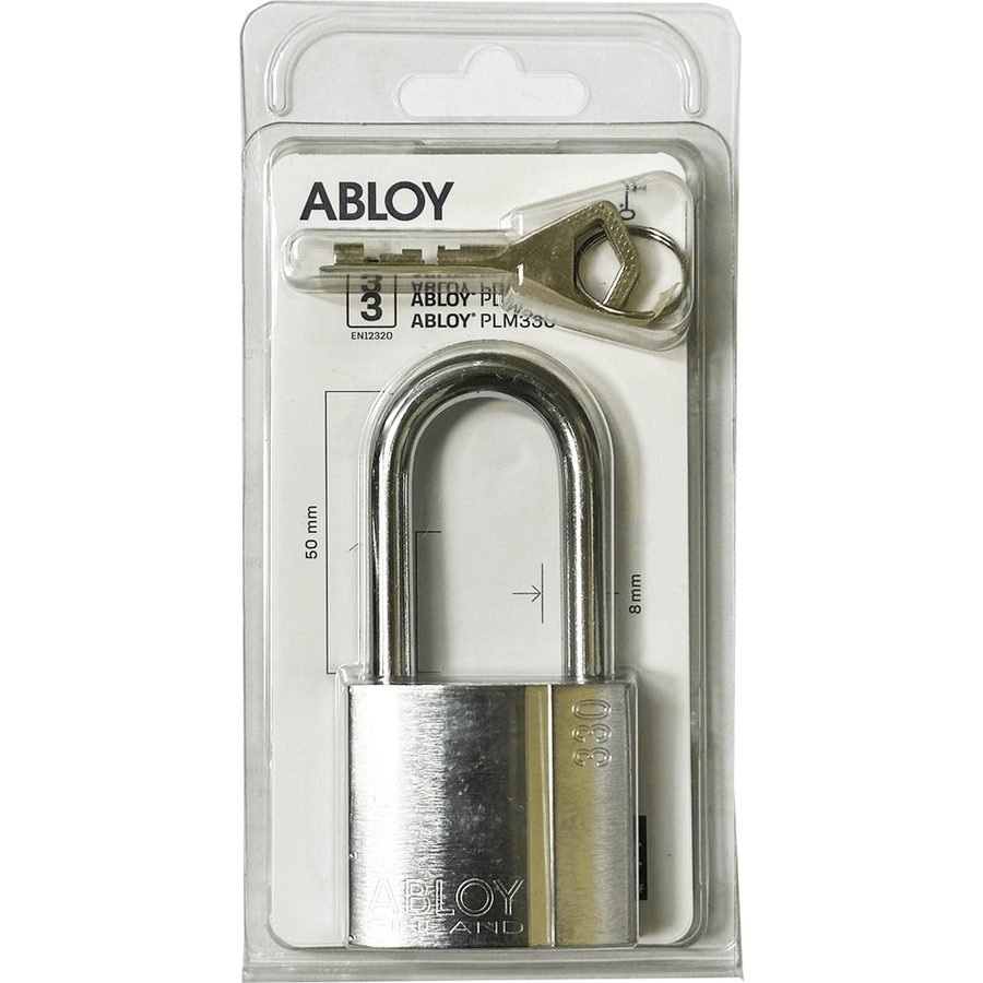 Abloy PL330/50 High Security Padlock (Long Shackle), General Hardware Locks, Hinges & Door Hardware — Southend Philippines